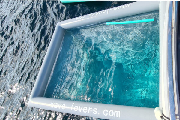 Inflatable Anti Jellyfish Pool for Yachts within sunlight