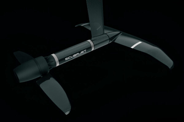 Scubajet All-in-One Hybridboard Mast, Propeller and Wing detail view