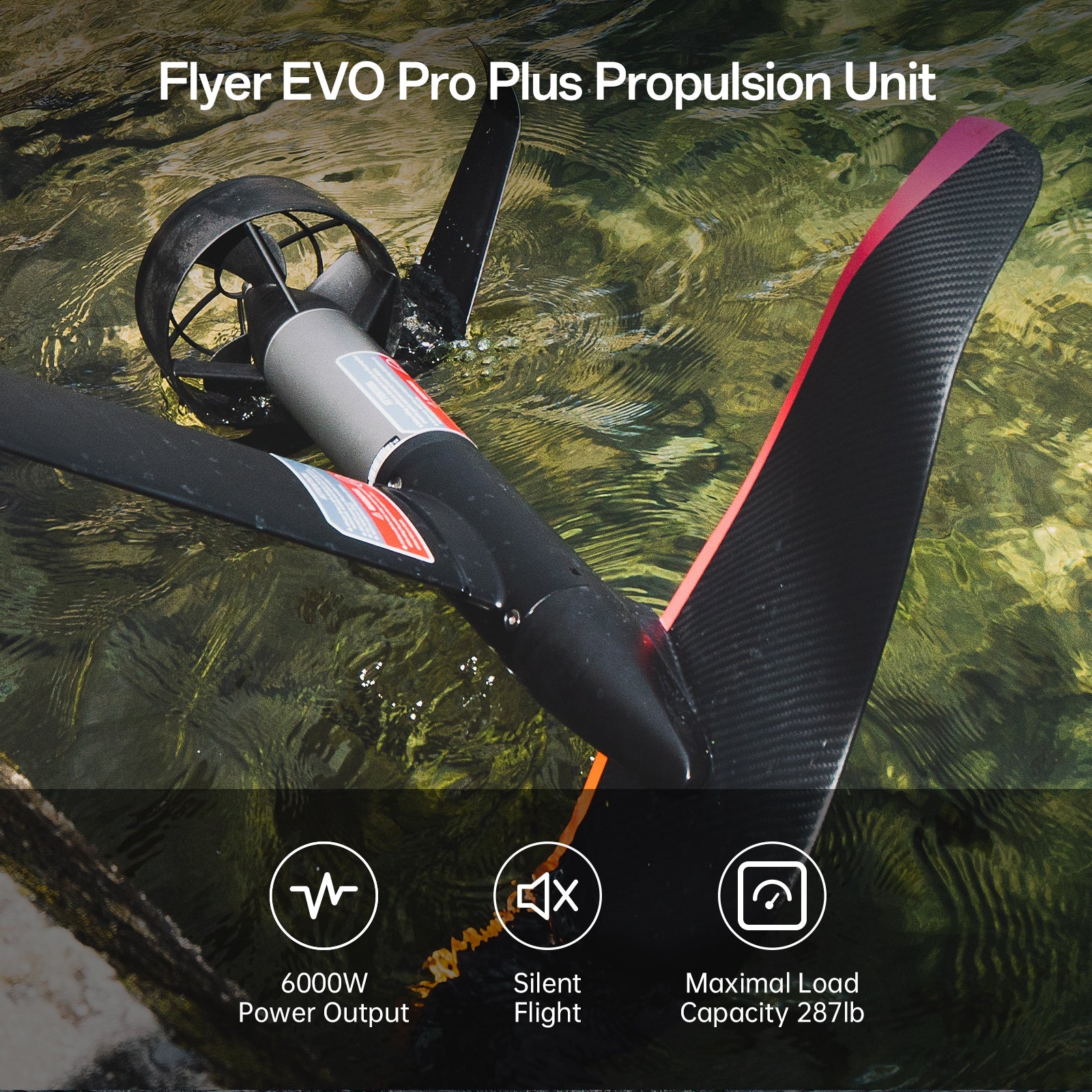 Waydoo Flyer Evo - Pro Plus eFoil riding action