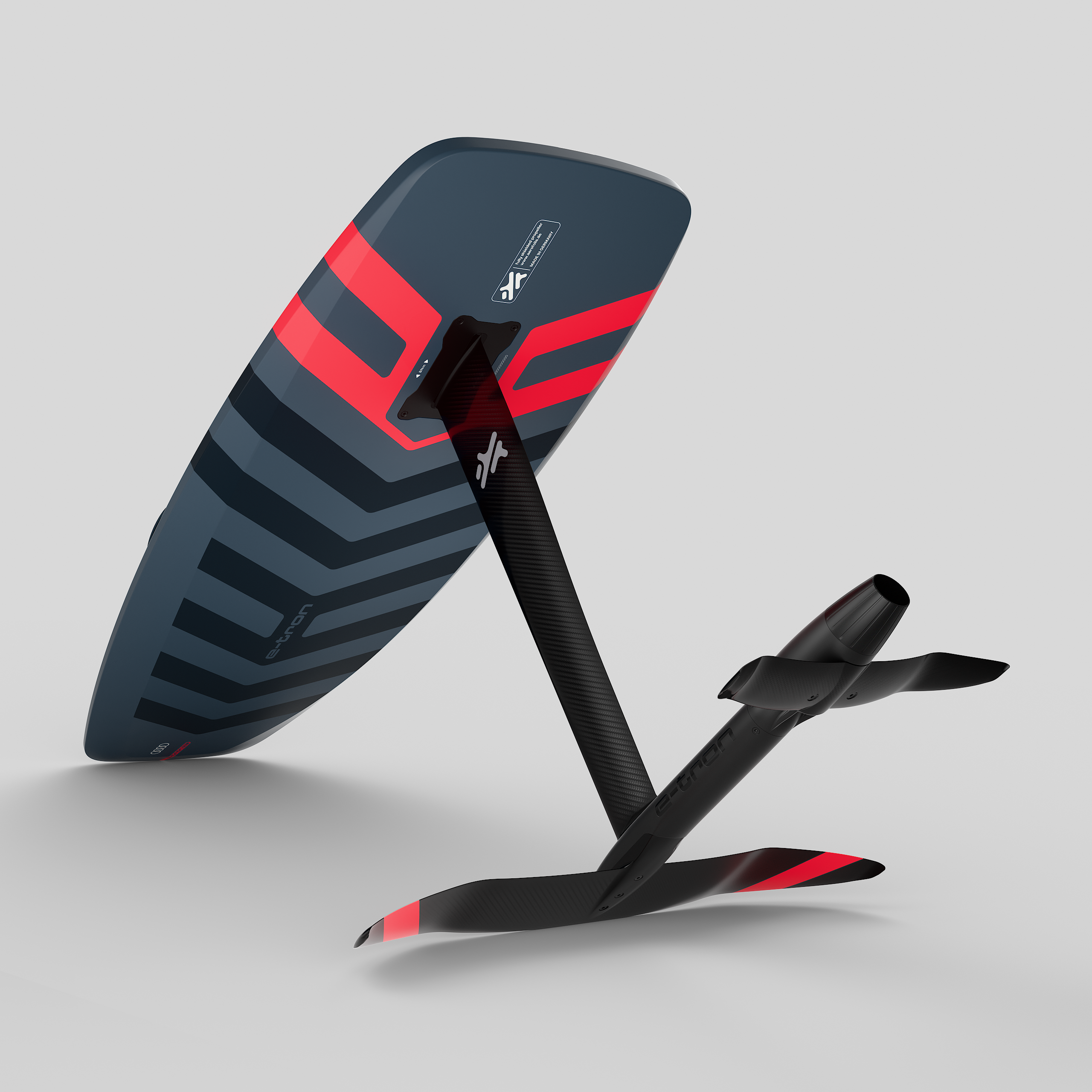 Audi Adventure eFoil Board Midnightblue back view