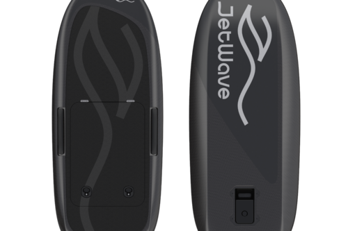 JetWave Carbon 75 eFoil — pro-level HMPP carbon board hero shot