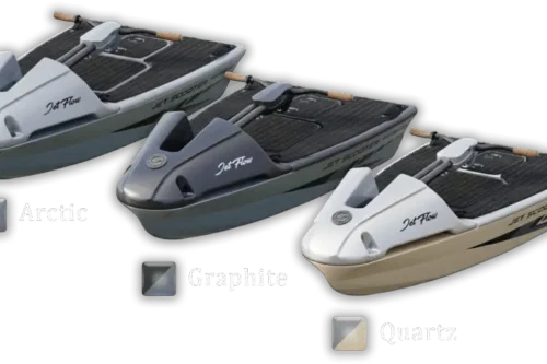 Jetscooter Tourer 1000 in three colors: Arctic, Graphite, Quartz