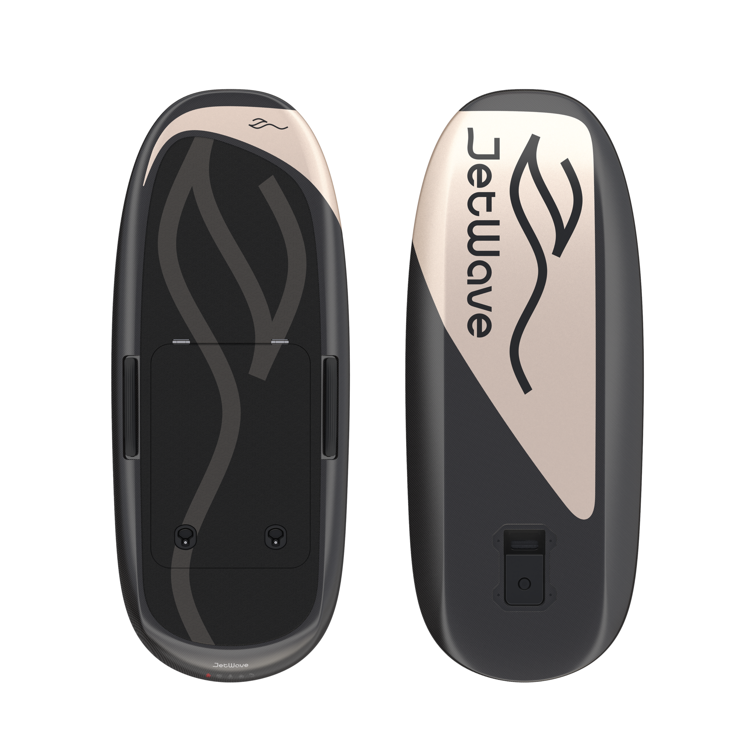 JetWave Carbon 75 board top view with carbon finish
