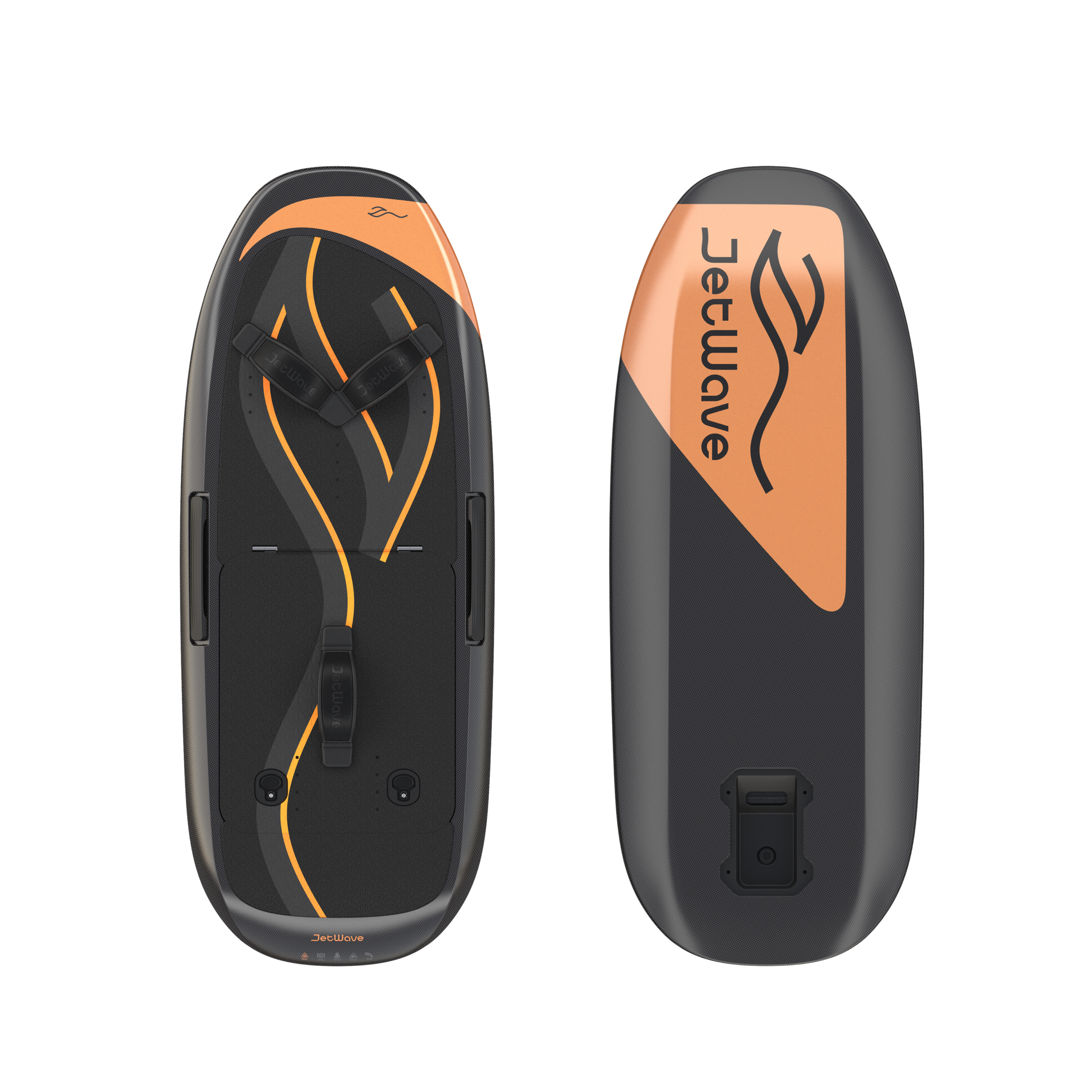 JetWave Carbon 55 full-carbon eFoil board detail