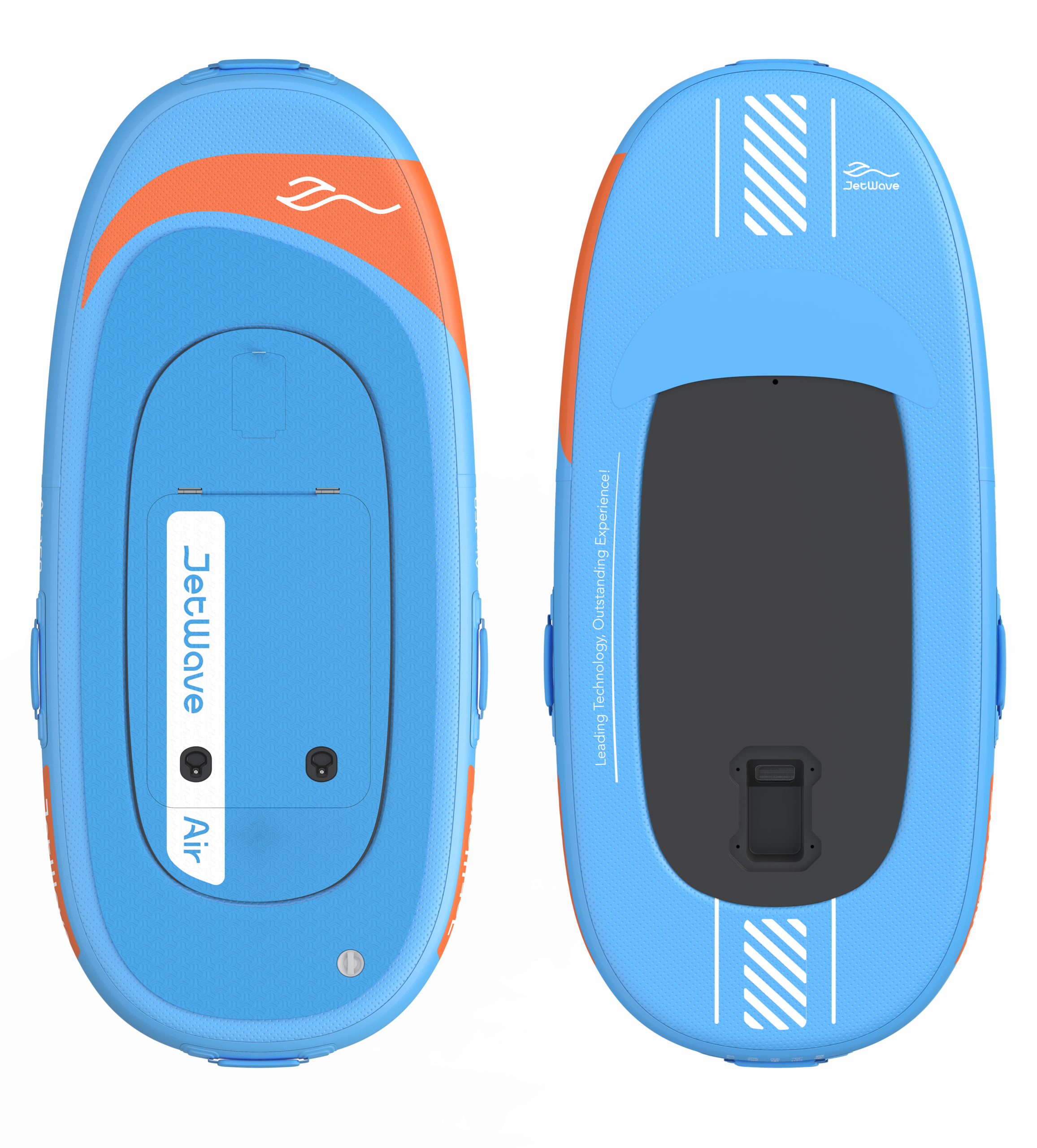 JetWave Air 150 inflatable eFoil board in Dawn Blue
