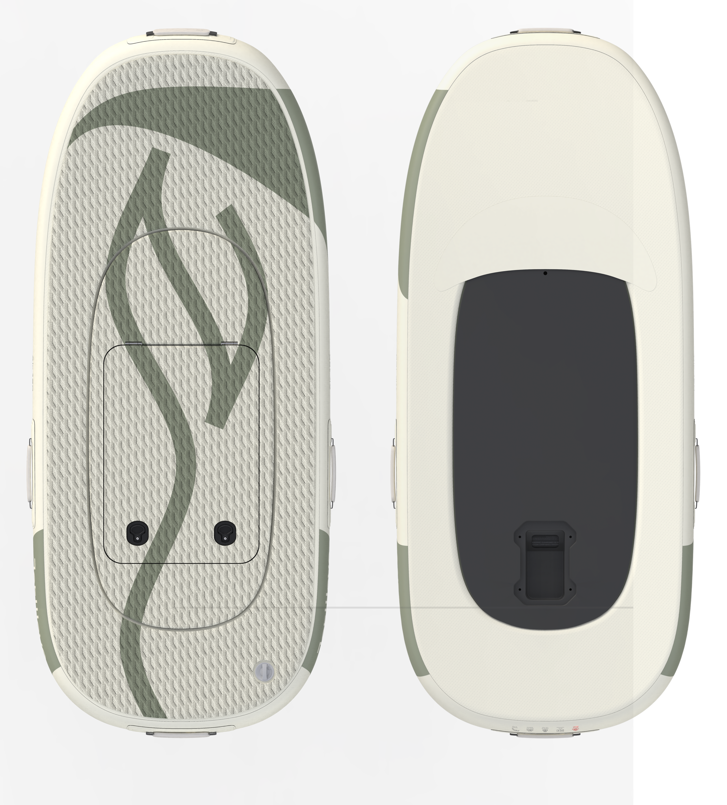 JetWave Air 150 inflatable eFoil board in Velvet White