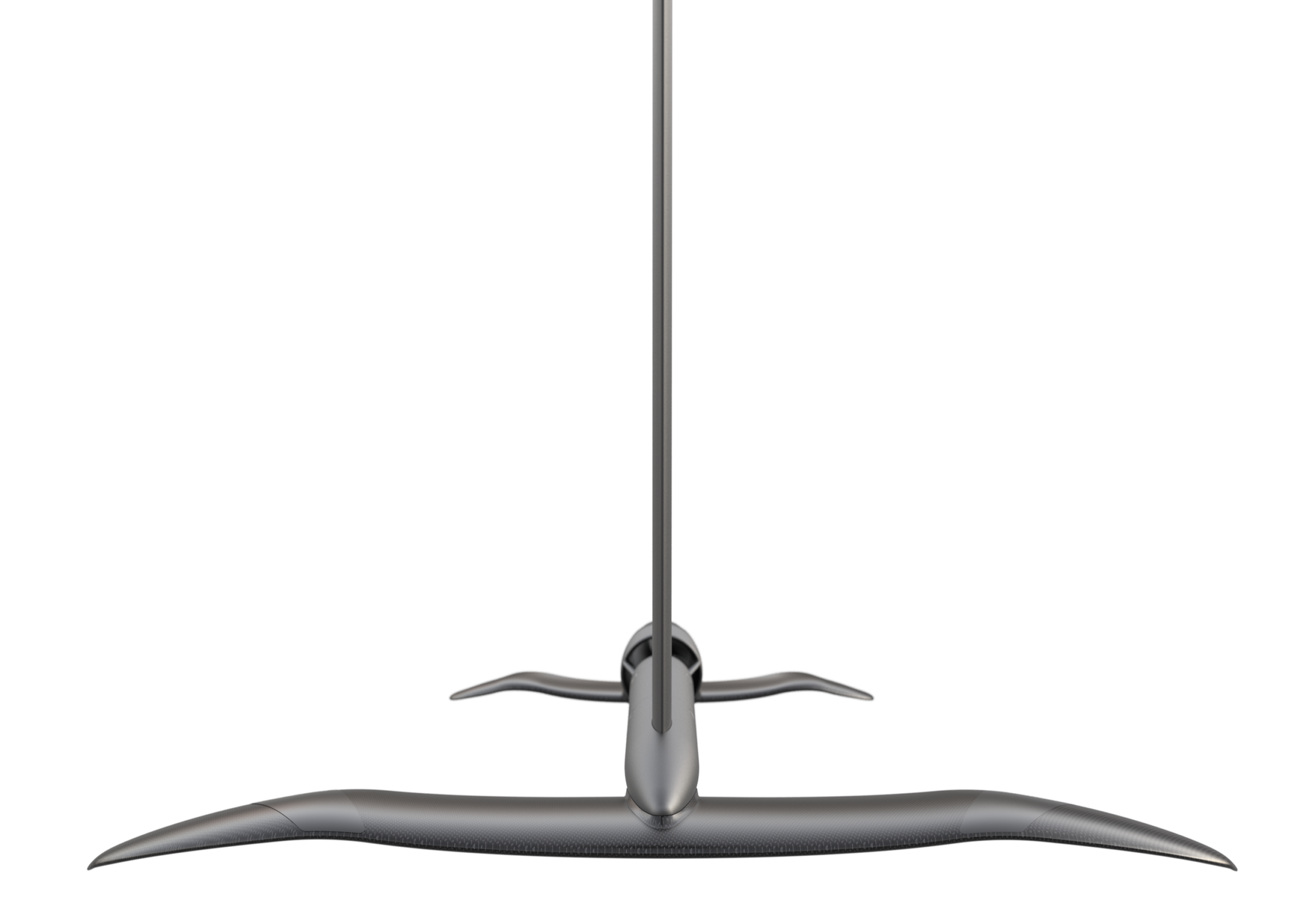 JetWave Carbon 75 mast with front foil wing and stabilizer assembly