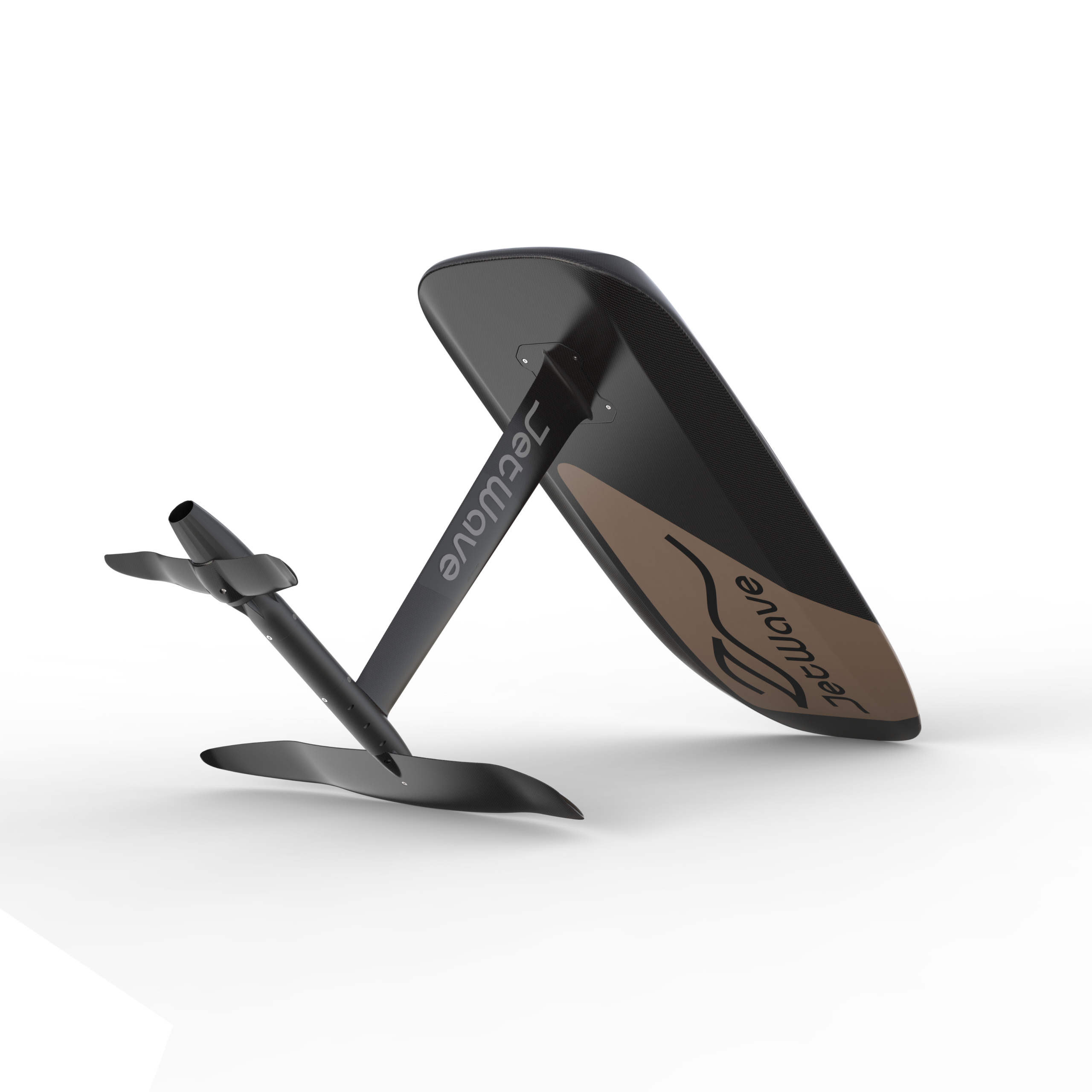 JetWave Carbon 100 full-carbon eFoil board detail