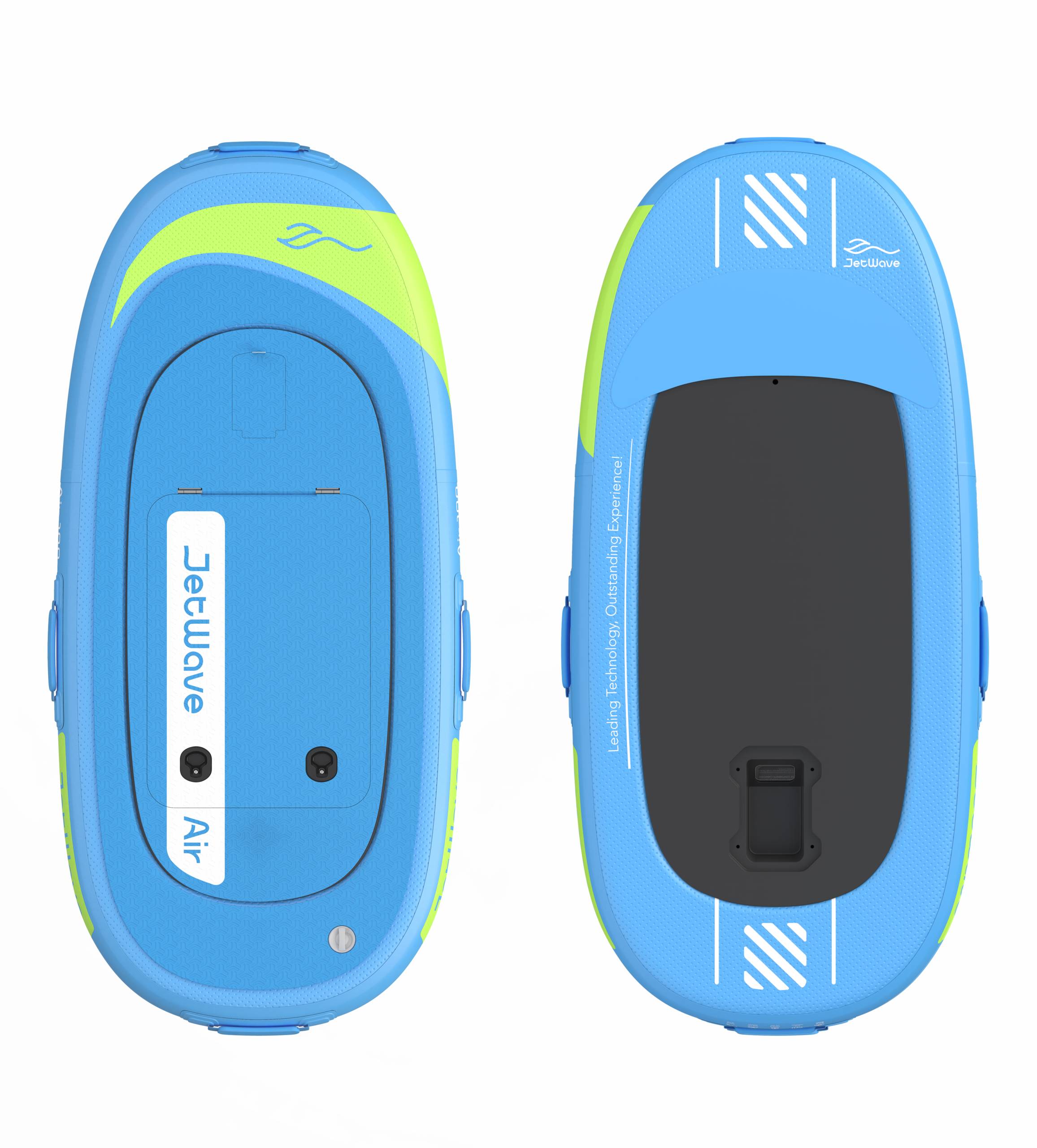 JetWave Air 100 inflatable eFoil board in Dawn Blue