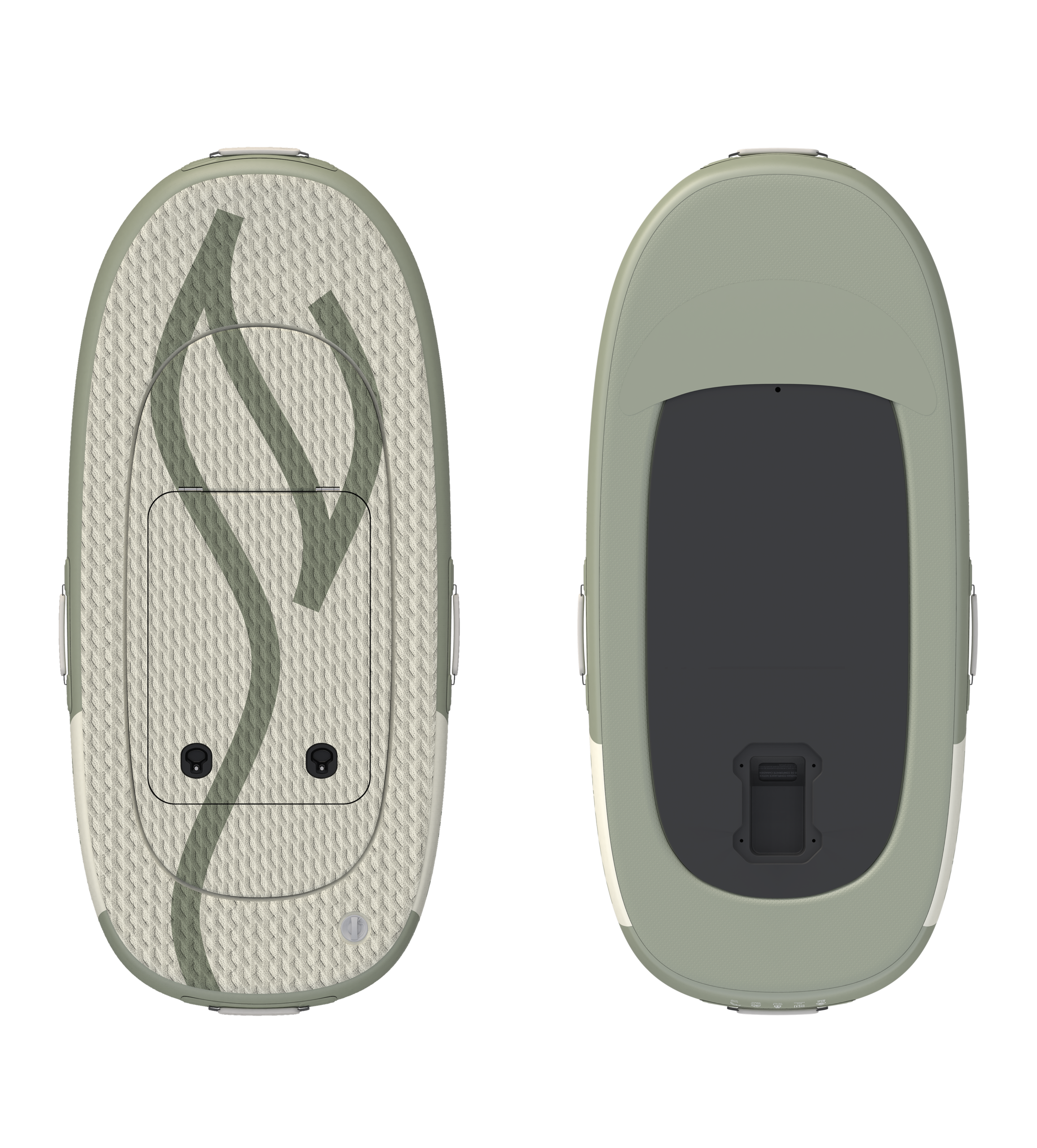 JetWave Air 100 inflatable eFoil board in Velvet White