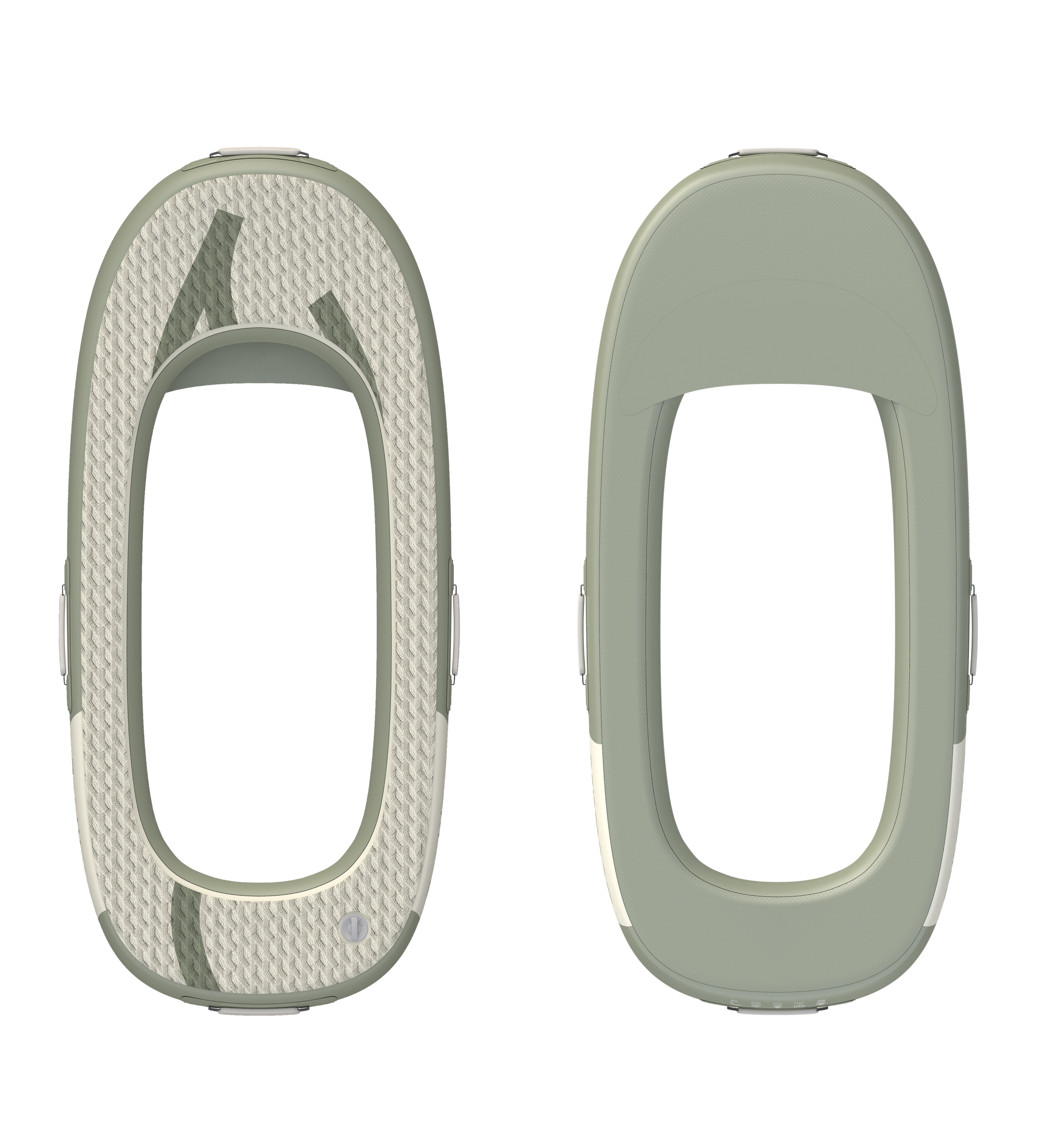 JetWave Air 100 inflatable board tow ring in Velvet White
