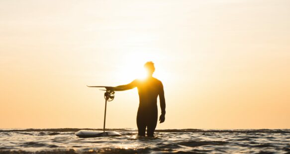 Sunset Flying E-foiling