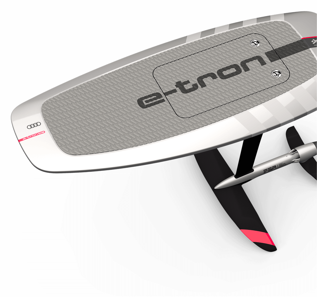 Audi e-tron efoil aereal view wave-lovers-com